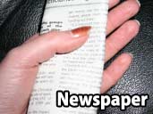 Newspaper - a suitable substrate for a Paraguayan Rainbow Boa